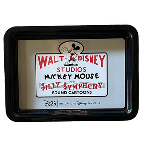 Disney 2023 Destination D23 Studios Silly Symphony Valet Metal Tray Mickey Mouse